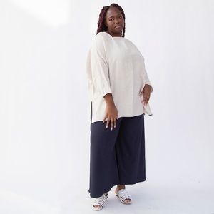 Hackwith Design House Linen Tunic Pullover